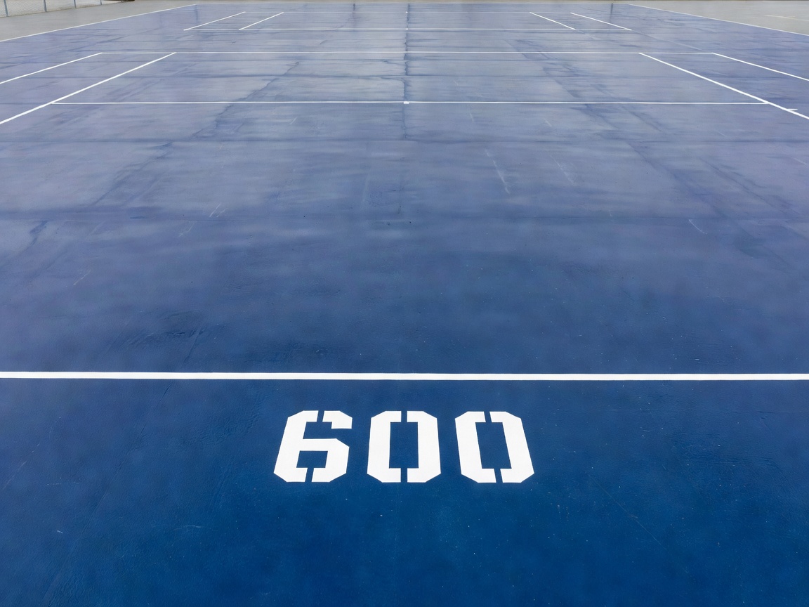 Resurfaced multi-layer acrylic sports court